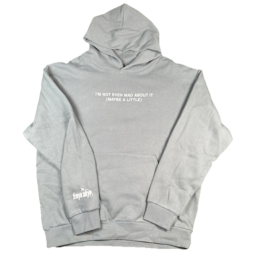 Freya Skye Merch Not Even Mad About It Hoodie XL‎ Gray NEW